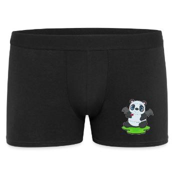 Panda Halloween Bat - Boxer Homme - noir - Devant