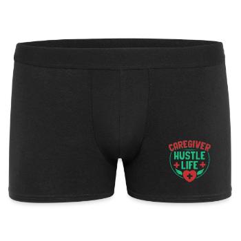 Nurse, geriatric care - Men's Boxer Shorts - black - Front