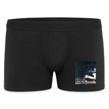 LIMITED EDITION 1971 55 YEARS 55TH BIRTHDAY - Men's Boxer Shorts - black - Front