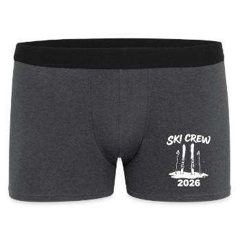 SKI CREW Tenue de vacances d’hiver et après-ski - Boxer Homme - charbon - Devant