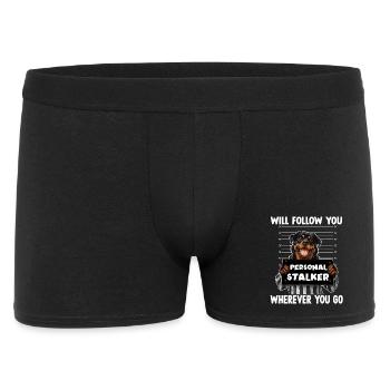 Dog Sayings Dog Owner Gift Walk - Men's Boxer Shorts - black - Front