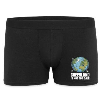 Greenland Is Not For Sale - Men's Boxer Shorts - black - Front
