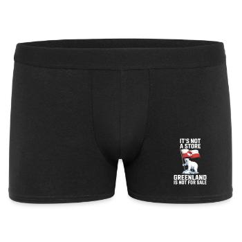 Le Groenland n’est pas à vendre - Boxer Homme - noir - Devant
