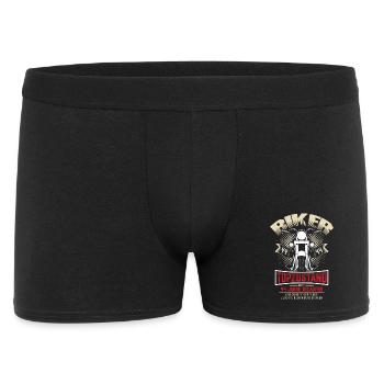 44th Birthday Motorcyclist Motorcycle - Men's Boxer Shorts - black - Front