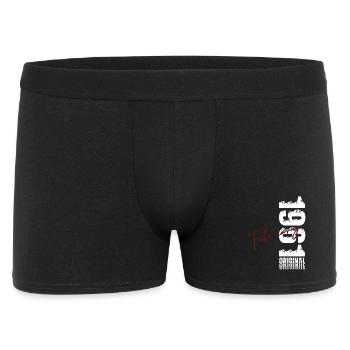 65th Birthday February 1961 Original Vintage - Men's Boxer Shorts - black - Front