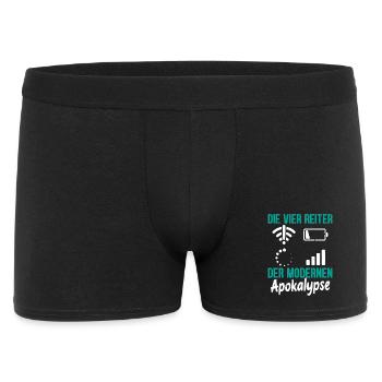 Nerd LES QUATRE CAVALIERS MODERNES DE L’APOCALYPSE - Boxer Homme - noir - Devant