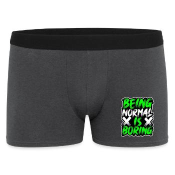 being-normal-is-boring - Men's Boxer Shorts - charcoal grey - Front