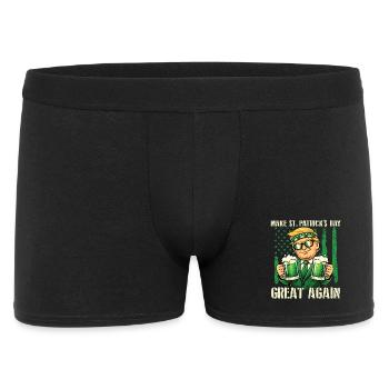 Faites de la Saint-Patrick la grande regrande - Saint-Patrick - Boxer Homme - noir - Devant