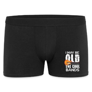 Old but rock: Guitar of the bands - Men's Boxer Shorts - black - Front