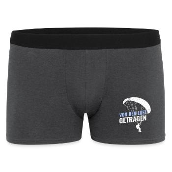Paragliding CARRIED BY THE AIR Fun - Men's Boxer Shorts - charcoal grey - Front
