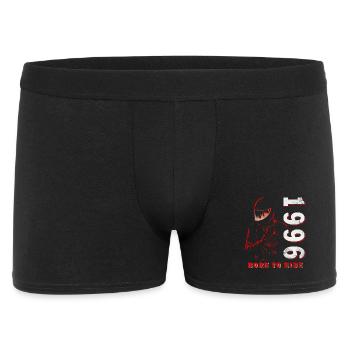 1996 Vintage Birthday Vintage Motorcycle - Men's Boxer Shorts - black - Front