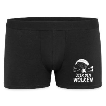 Parapente AU-DESSUS DES NUAGES Amusant - Boxer Homme - noir - Devant
