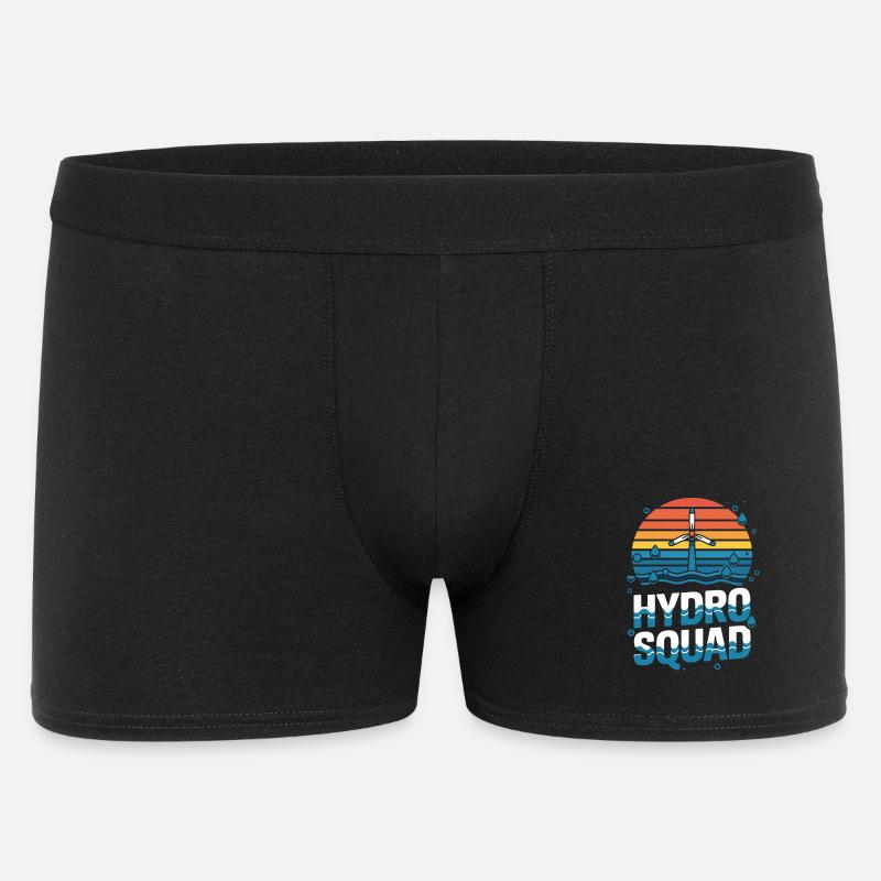 Hydro Squad Hydropower Team Renewable Energy - Men's Boxer Shorts - black