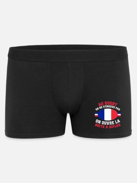 Rugby Boîte à Gifles - Boxer Homme - noir