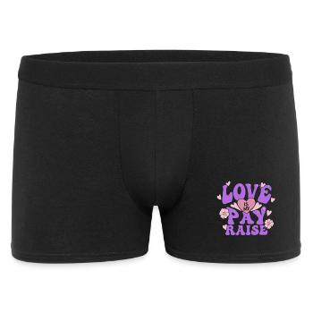 Aidant, aidant, soins âgés : l’amour est mon augmentation de salaire - Boxer Homme - noir - Devant