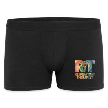 Tie-Dye pour Thérapeute Respiratoire - Boxer Homme - noir - Devant