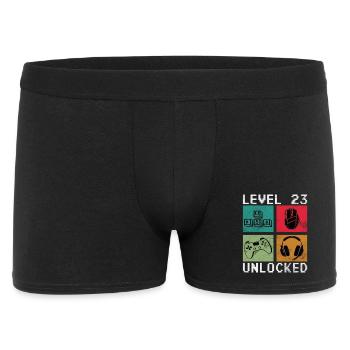 Level 23 Reached Gamer - Men's Boxer Shorts - black - Front