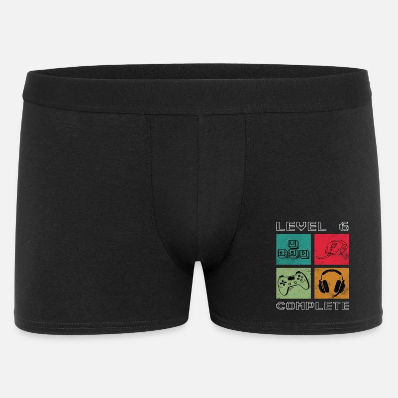 Level 6 freigeschaltet - Männer Boxer Shorts - Schwarz