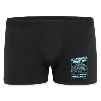 Mode Bassassin en mode pêche à 100 % - Boxer Homme - noir - Devant