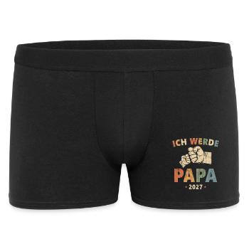 Je serai papa en 2027 - Boxer Homme - noir - Devant