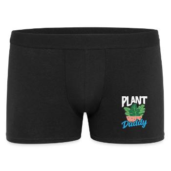 Plant Lover Daddy Plants Succulent Flower - Men's Boxer Shorts - black - Front
