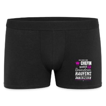 Chefin dieses besonderen Haufens Chefin Geschenke - Men's Boxer Shorts - black - Front