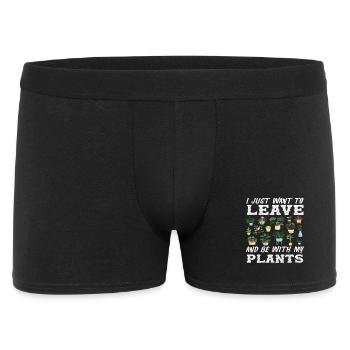 Sois avec mes plantes Plant Lover Succulent - Boxer Homme - noir - Devant