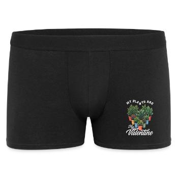 Plant Lover Plants Valentine Succulent - Men's Boxer Shorts - black - Front