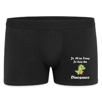 Dino Tendre: Je suis un Dinosaure - Boxer Homme - noir - Devant