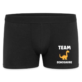 Team Dinosaure Dino Orange - Boxer Homme - noir - Devant