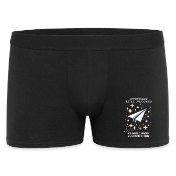 Legendary Title Unlocked | Class chaos - Men's Boxer Shorts - black - Front