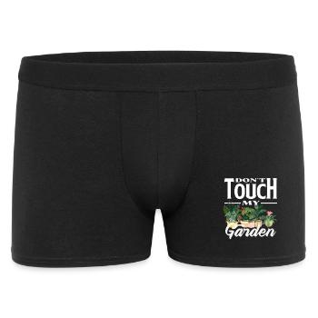 Ne touchez pas à mes plantes de jardin amoureuses - Boxer Homme - noir - Devant