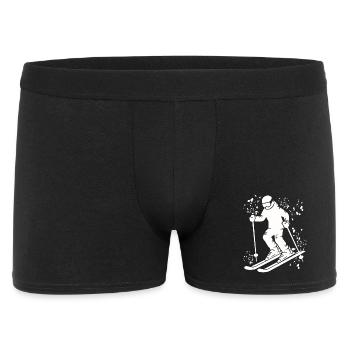 Alpine skiing Winter sports Nordic skiing - Men's Boxer Shorts - black - Front