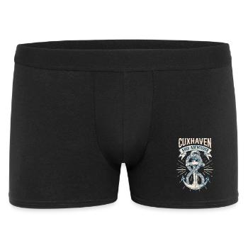 Vacances en mer du Nord CUXHAVEN AHOY ADVENTURE Drôle - Boxer Homme - noir - Devant