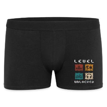 Level 50 Unlocked - Men's Boxer Shorts - black - Front