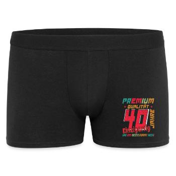 40 Years Anniversary Premium - Men's Boxer Shorts - black - Front