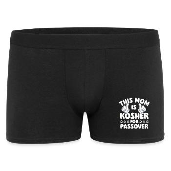Cette maman est casher pour l’humour juif de la Pâque - Boxer Homme - noir - Devant