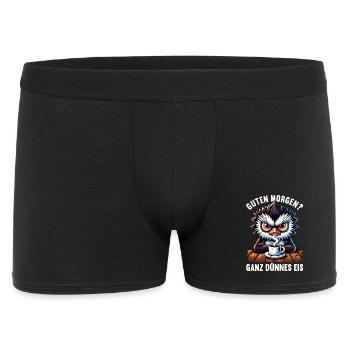 Bonjour, manchots de glace très minces, les endormis - Boxer Homme - noir - Devant