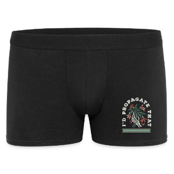 Amateur de plantes, je recommanderais cette plante - Boxer Homme - noir - Devant