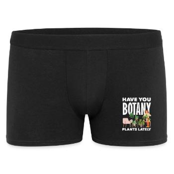 Botany Plants Lately Funny - Men's Boxer Shorts - black - Front