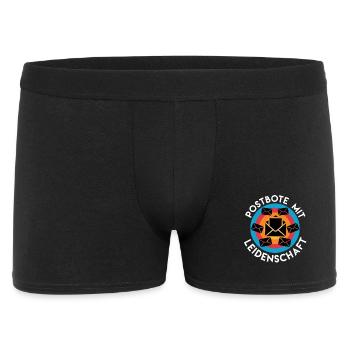 POSTMAN WITH PASSION Postman Funny - Men's Boxer Shorts - black - Front