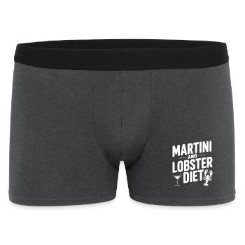 Régime Martini et homard - Boxer Homme - charbon - Devant