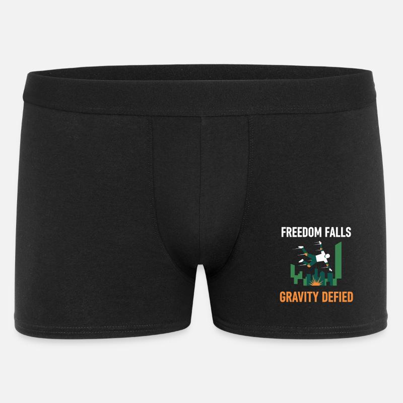 Parkour Sturz - Männer Boxer Shorts - Schwarz