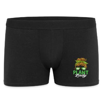 Plant Lover Lady Love Plant Succulent - Men's Boxer Shorts - black - Front