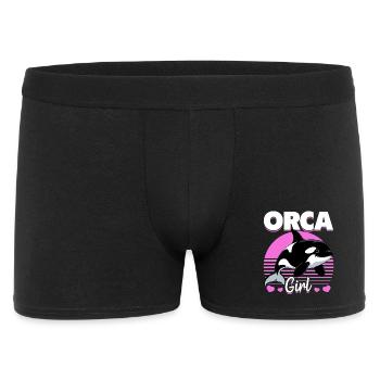 Orca drôle - Boxer Homme - noir - Devant