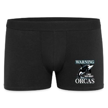 Orca drôle - Boxer Homme - noir - Devant