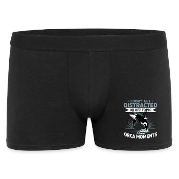 Orca drôle - Boxer Homme - noir - Devant