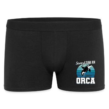 Orca drôle - Boxer Homme - noir - Devant