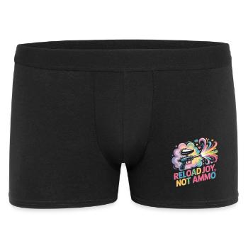 Paintball Fun T-Shirt Reload Joy Not Ammo - Men's Boxer Shorts - black - Front