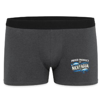 Proud Product Of Nicaragua Nicaragic - Men's Boxer Shorts - charcoal grey - Front
